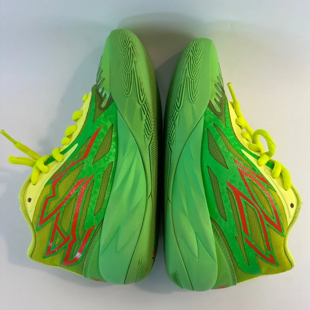 HTF Puma LaMelo‎ Ball MB.02 Nickelodeon Slime Size 3 Kids Shoes 377610-01